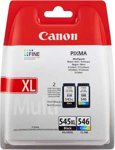 Canon PG-545XL CL-546XL Combo Original Ink