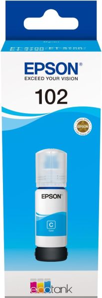 Epson 102 Cyan Bottle Original Ink