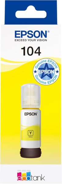 Epson 104 EcoTank Yellow Ink Bottle
