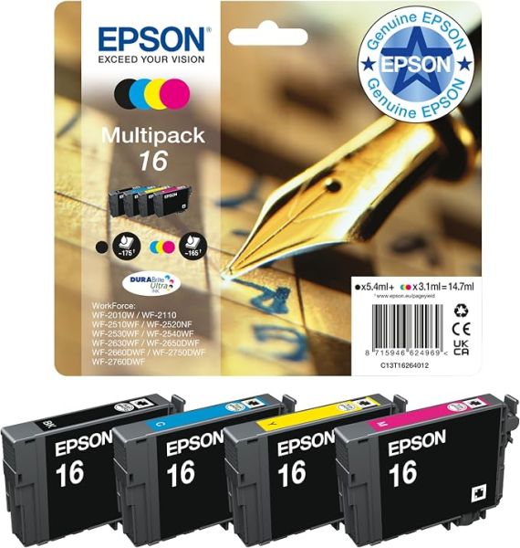 Epson 16 Pen & Crossword Multipack Original Ink