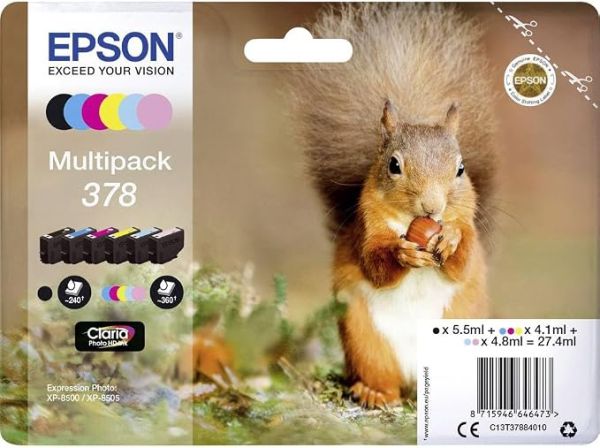 Epson 378 Ink Cartridge Multipack