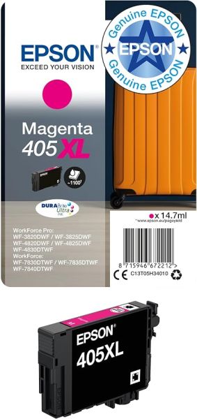 Epson 405XL Magenta Single Original Ink