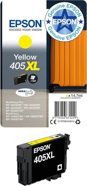 Epson 405XL Yellow Single Original Ink