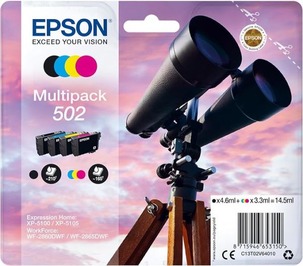 Epson 502 Binoculars Multipack Original Ink