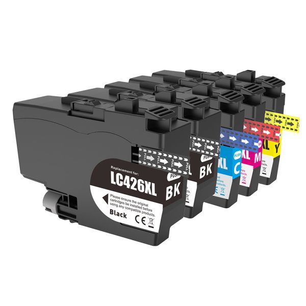Compatible Brother LC426XL CMYK Multipack Ink (5 Pack) for MFC-J4335DWXL, MFC-J4340DW, MFC-J4340DWE, MFC-J4535DWXL