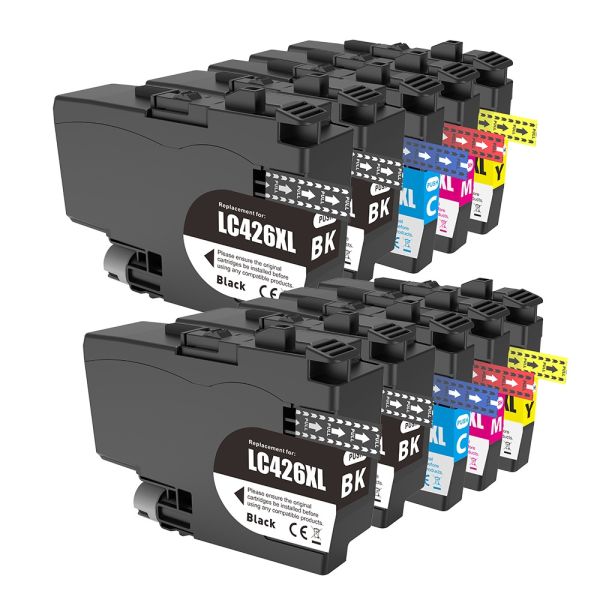 Compatible Brother LC426XL CMYK Multipack Ink (10 Pack) for MFC-J4335DWXL, MFC-J4340DW, MFC-J4340DWE, MFC-J4535DWXL