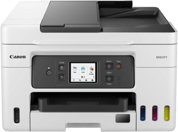 Canon MAXIFY GX4050 A4 Colour MegaTank Wi-Fi All-in-One Printer with Fax