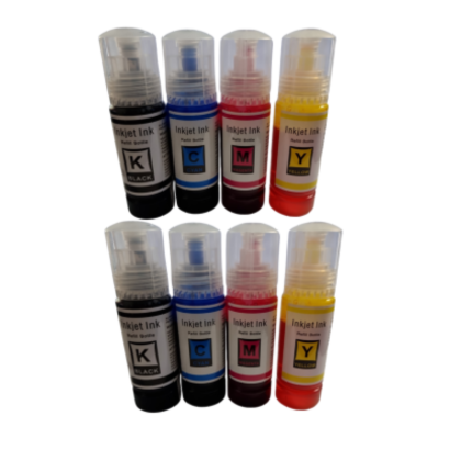 2 Sets Compatible Epson 104 Ink Bottles CMYK EcoTank ET-2810 ET-2820 ET-4800