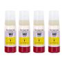 4x Compatible Epson 102 Yellow Ink Bottles for ET-2851 ET-2856 ET-2751 ET-2756