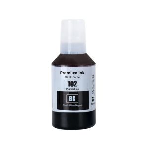 Compatible Epson 102 Black Ink Bottle for ET-2950 ET-3950 ET-4950 ET-4856 127ml