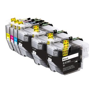 Compatible Brother LC3219XL Multipack 1 Full Set + 2 EXTRA Black Ink Cartridges (6 Pack)