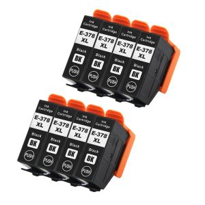 COMPATIBLE EPSON 378XL BLACK MULTIPACK HIGH CAPACITY INK CARTRIDGES ( 8 Pack )