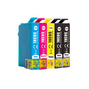 Compatible Multipack Epson 503XL Full Set + 1 EXTRA Black Ink Cartridges (5 Pack)