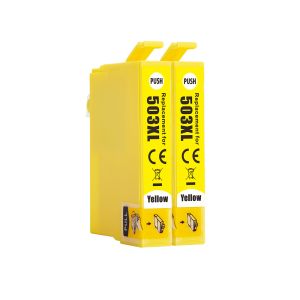 Compatible Multipack Epson 503XL 2 Yellow High Capacity Ink Cartridges