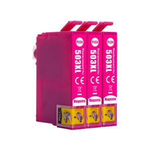 Compatible Multipack  Epson 503XL 3 Magenta High Capacity Ink Cartridges