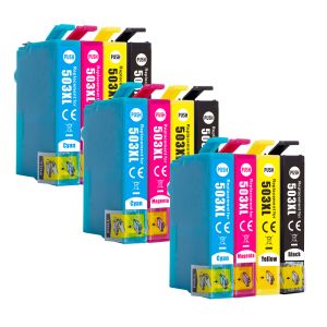 Compatible Multipack Epson 503XL 3 Full Sets (12 Pack)