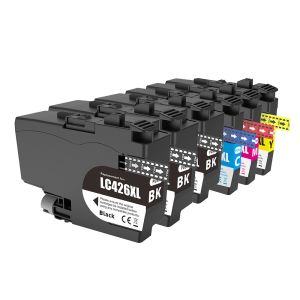 Compatible Brother LC426XL CMYK Multipack Ink Cartridges (6 Pack)
