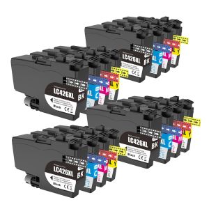 Compatible Brother LC426XL CMYK Multipack Ink Cartridges (16 Pack)