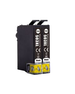 Compatible 2 Black Epson 503XL High Capacity Ink Cartridges (Replaces Epson 503XL Chillies)