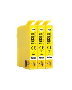 Compatible Multipack Epson 503XL 3 Yellow High Capacity Ink Cartridges