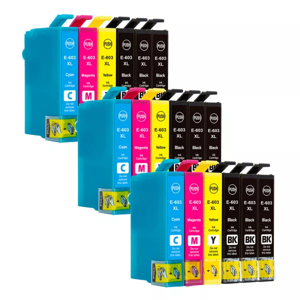 Compatible Epson 603XL Multipack Ink (18 Pack) for XP-3150, XP-3155, XP-4150, XP-4155