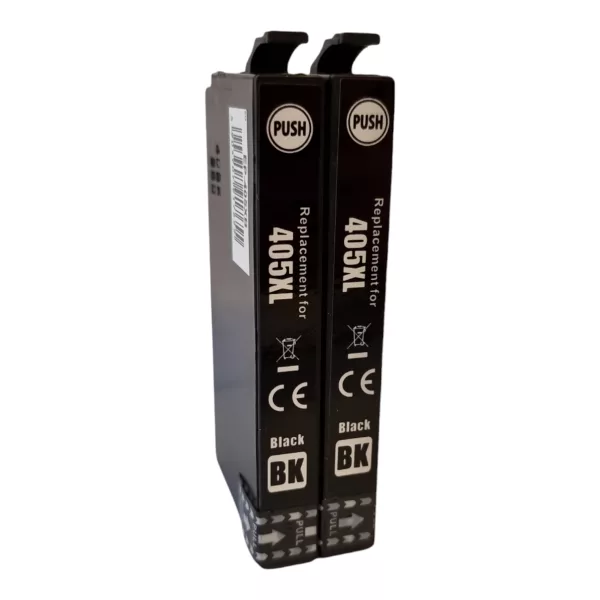 Compatible Epson 405XL 2 Black Ink Cartridges for Epson WF-4820DWF WF-4825DWF WF-7310DTW