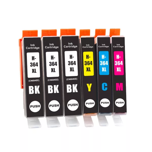 Compatible HP 364XL Multipack Ink (6 Pack) for 3070A, 4610, 4620, 4622