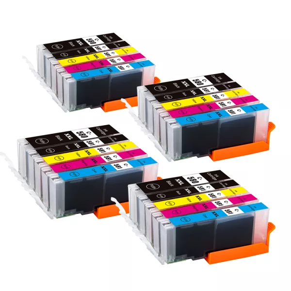 Compatible Canon PGI-580/CLI-581XXL Multipack Ink (20 Pack) for TS6151, TS6250, TS6251, TS6350