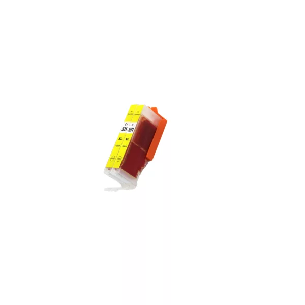 Compatible Canon CLI-571XL Yellow Ink (2 Pack) for MG5750, MG5751, MG5752, MG5753
