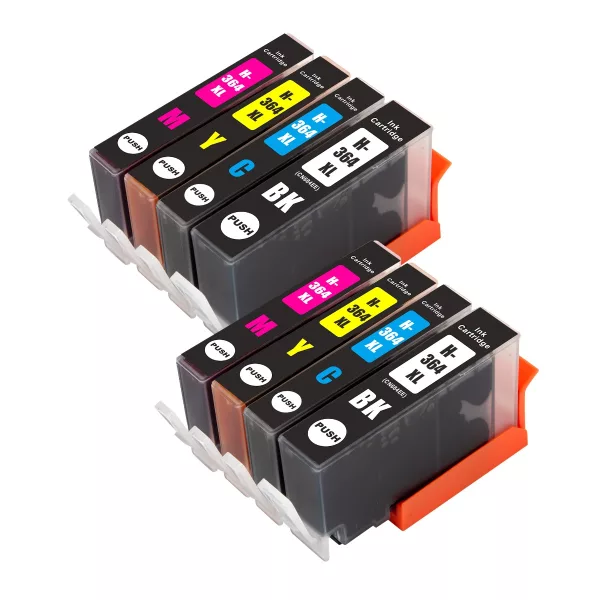 Compatible HP 364XL Multipack Ink (8 Pack) for 3070A, 4610, 4620, 4622