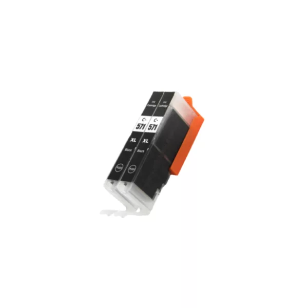 Compatible Canon CLI-571XL Photo Black Ink (2 Pack) for MG7750, MG7751, MG7752, TS5050