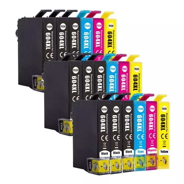 Compatible Epson 604XL Multipack Ink (18 Pack) for WF-2935DWF, WF-2950DWF