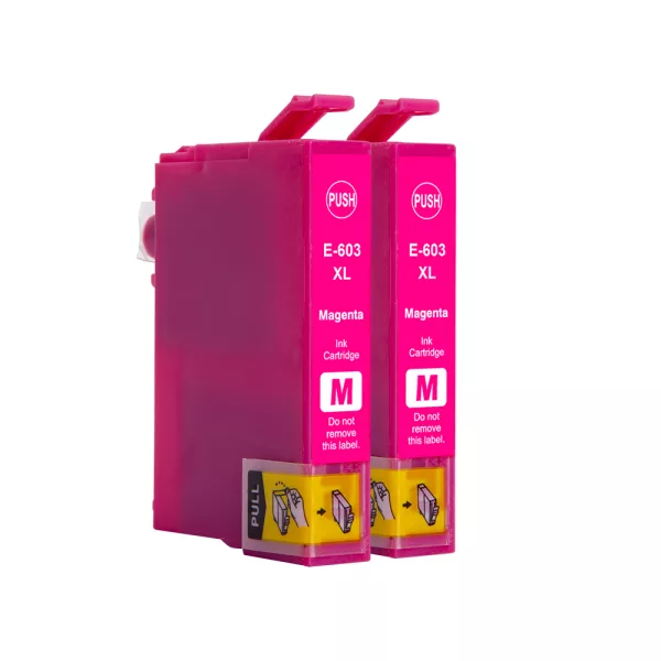 Compatible Epson 603XL Magenta Ink (2 Pack) for XP-2100, XP-2105, XP-3100, XP-3105