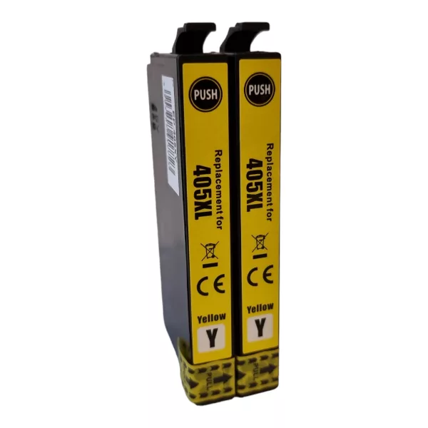 Compatible Epson 405XL 2 Yellow Ink Cartridges for Epson WF-7830DTWF WF-7835DTWF WF-7840DTWF