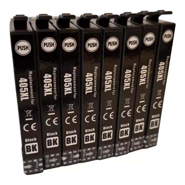Compatible Epson 405XL 8 Black Ink Cartridges for Epson WF-4820DWF WF-4825DWF WF-7310DTW