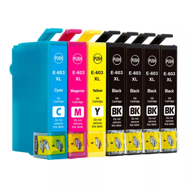 Compatible Epson 603XL Multipack Ink (7 Pack) for WF-2870DWF, WF-2810DWF, WF-2830DWF