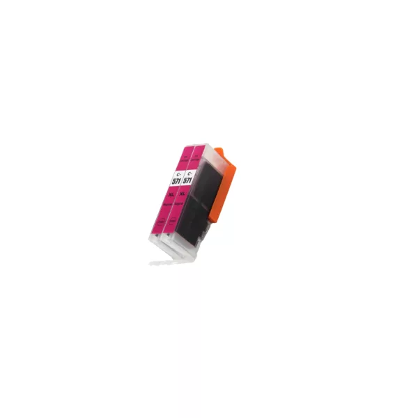 Compatible Canon CLI-571XL Magenta Ink (2 Pack) for MG6850, MG6851, MG6852, MG6853