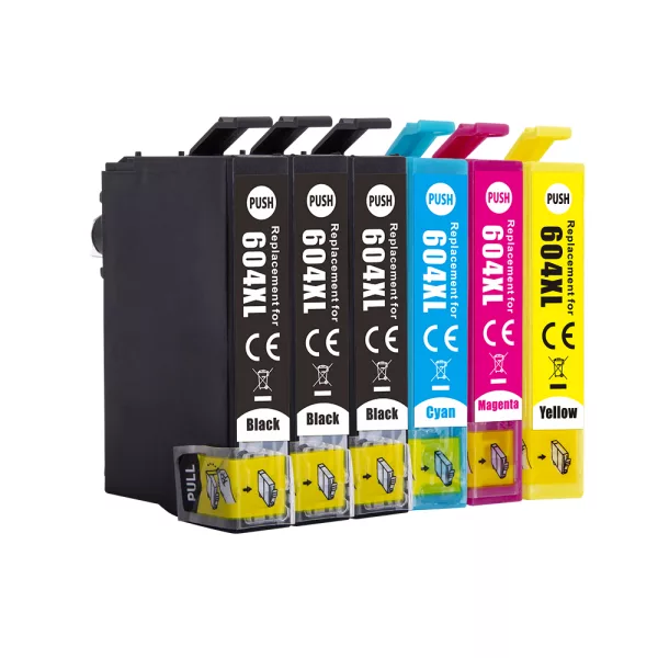 Compatible Epson 604XL Multipack Ink (6 Pack) for XP-4200, XP-4205, WF-2910DWF, WF-2930DWF