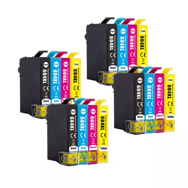 Compatible Epson 604XL Multipack Ink (16 Pack) for XP-2200, XP-2205, XP-3200, XP-3205