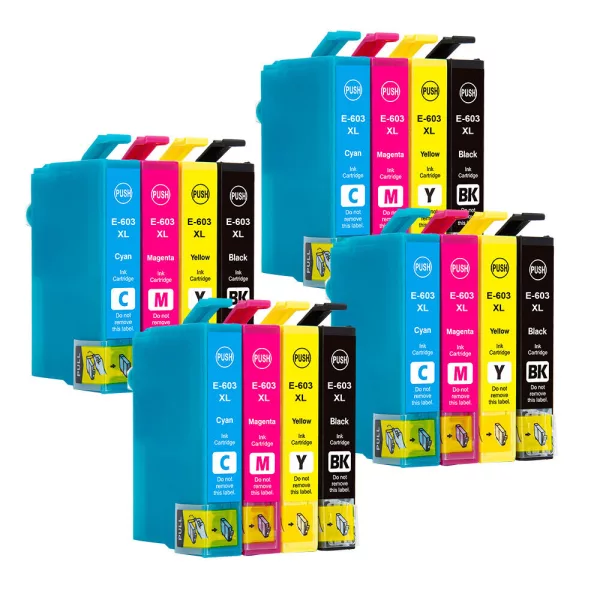 Compatible Epson 603XL Multipack Ink (16 Pack) for WF-2820DWF, WF-2845DWF, WF-2835DWF, WF-2850DWF