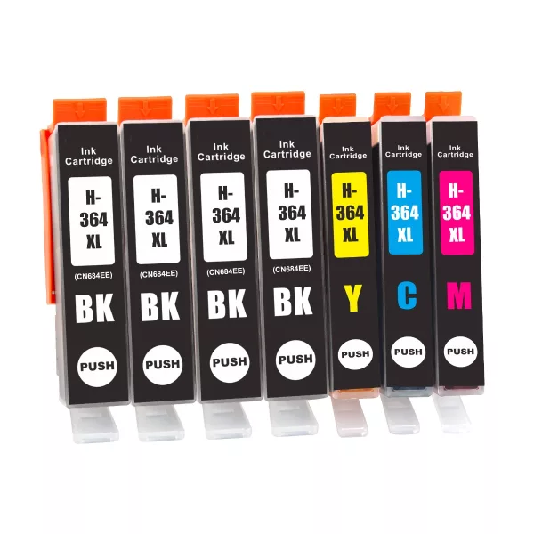 Compatible HP 364XL Multipack Ink (7 Pack) for 5514, 5515, 5520, 5522