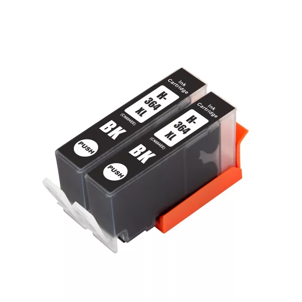 Compatible HP 364XL Black Ink (2 Pack) for 5514, 5515, 5520, 5522