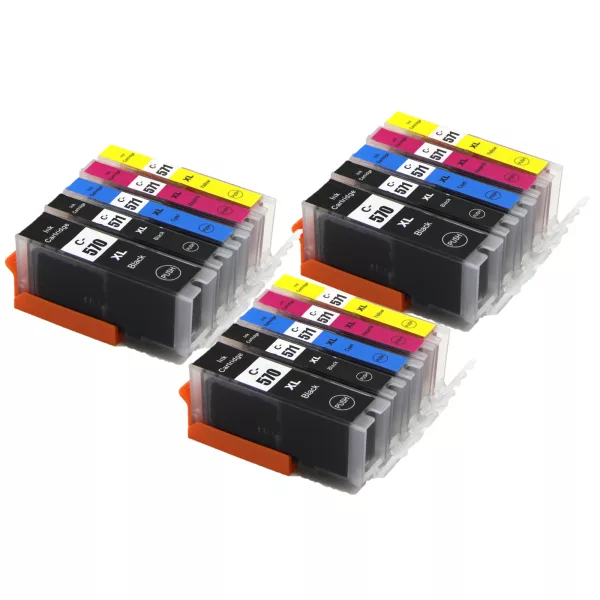 Compatible Canon PGI-570XL/CLI-571XL Multipack Ink (15 Pack) for TS5051, TS5053, TS5055, TS6050