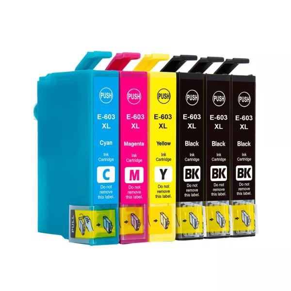 Compatible Epson 603XL Multipack Ink (6 Pack) for WF-2870DWF, WF-2810DWF, WF-2830DWF