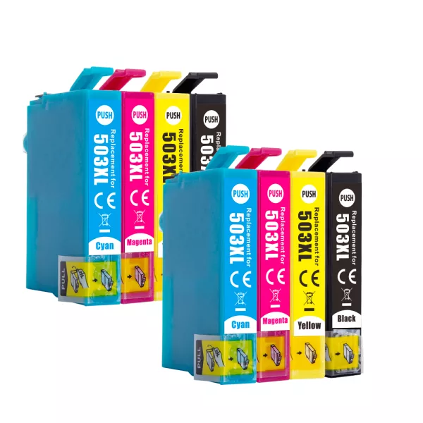Compatible Multipack Epson 503XL 2 Full Sets (8Pack)