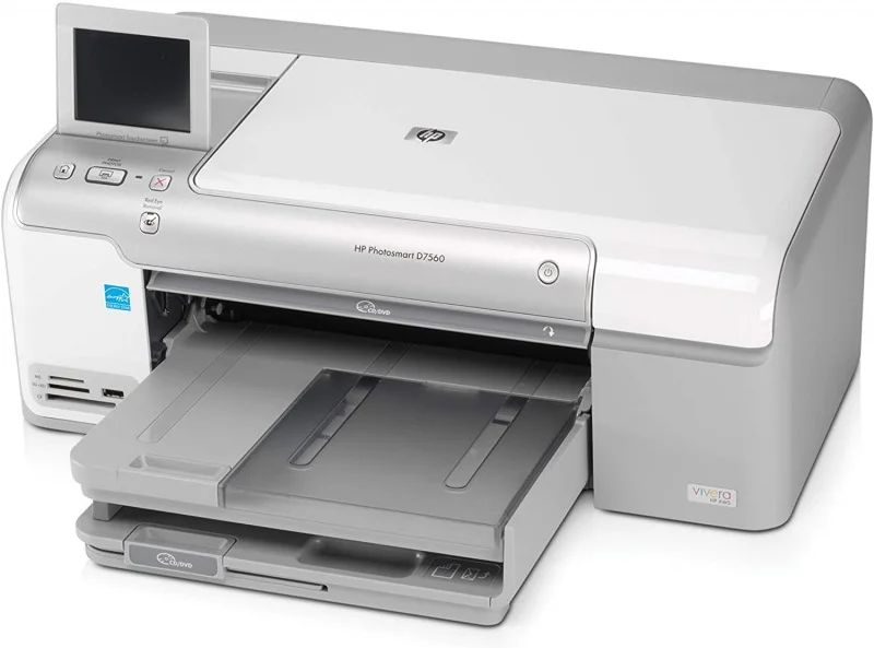 HP Photosmart D7560 printer illustration