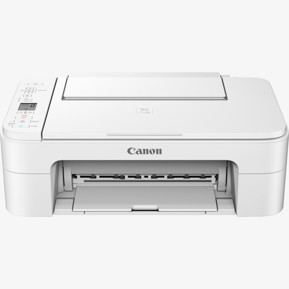 White Canon PIXMA TS3351 printer